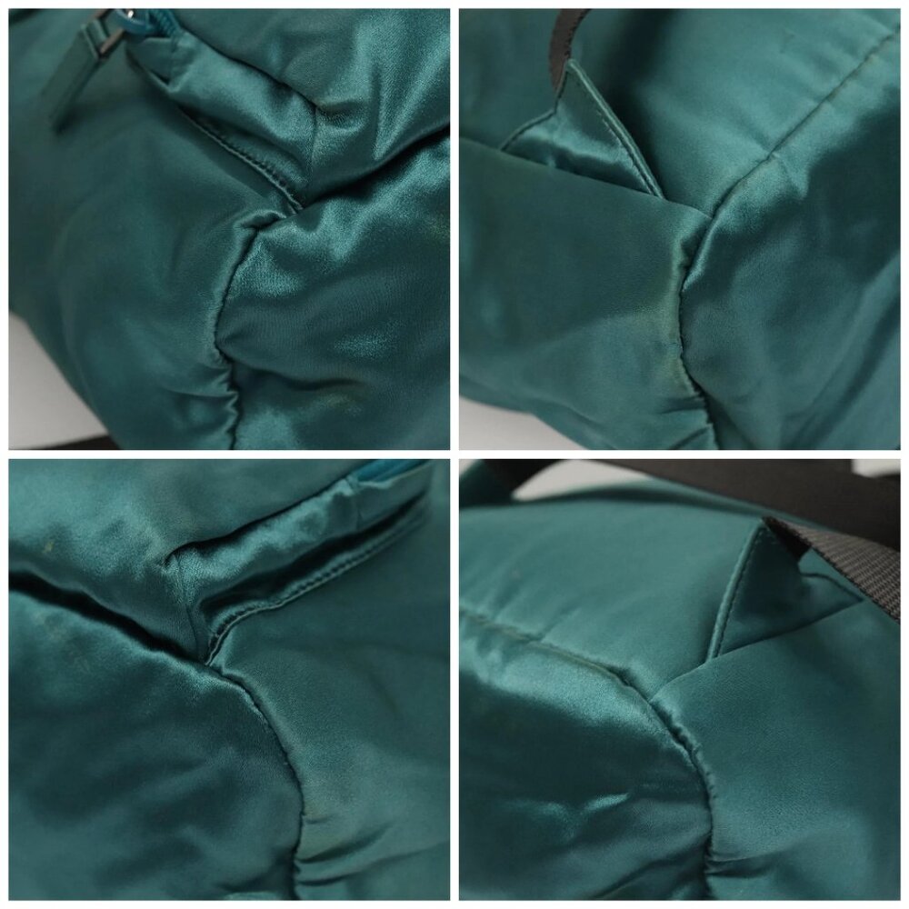 PRADA Backpack Satin Blue Auth - Picture 15 of 15